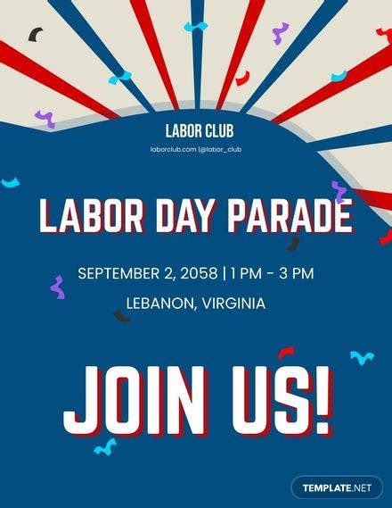 Labor Day Flyer In Eps Illustrator Word Psd Png Svg Google