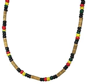 Exotic Trendy Rasta Beaded Necklace Handmade Rasta Necklace Rasta