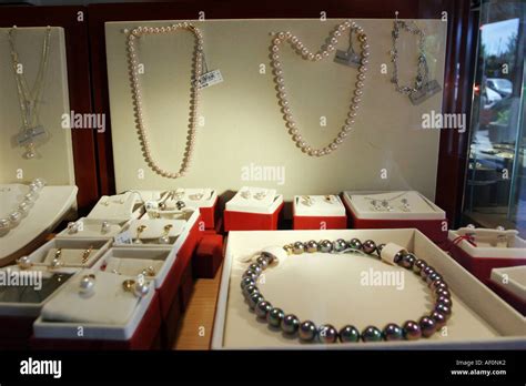 Majorica Pearls Mallorca Spain Stock Photo Alamy