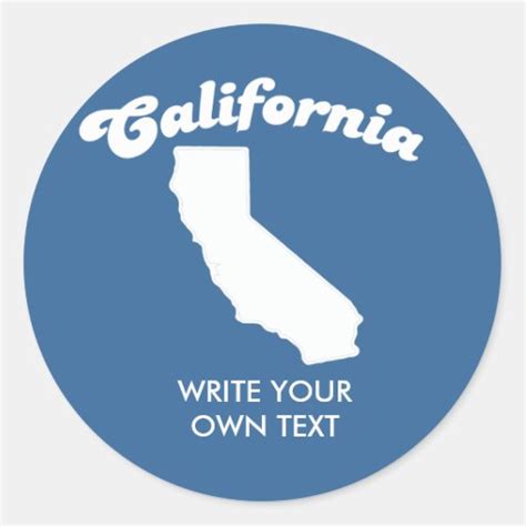 California State Motto Stickers, California State Motto Sticker Designs