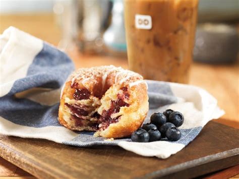 Dunkin Donuts Launches New Blueberry Cobbler Croissant Donut And
