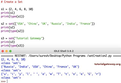 Funeral Excrete Generation How To Create A Set In Python Impolite