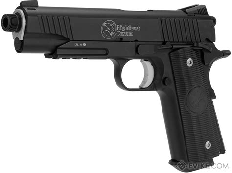 RWA Full Metal Nighthawk Custom Covert Ops CO2 Powered Blowback Airsoft