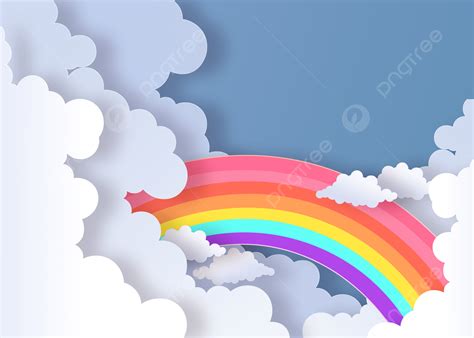 Sky Paper Cut Cloud Background Sky Paper Cutting Cloud Background