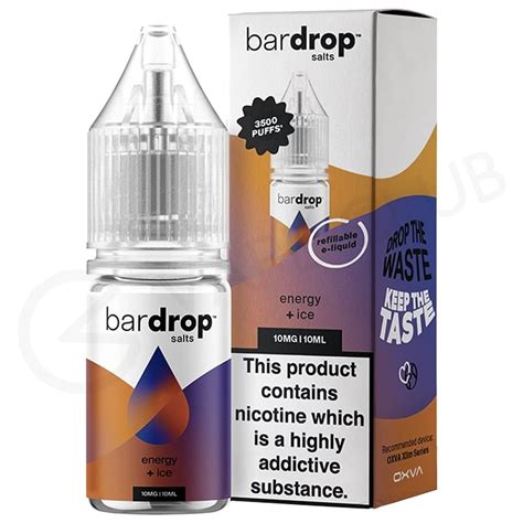 Energy Ice Nic Salt E-Liquid by Bar Drop Salts | 4 for £10