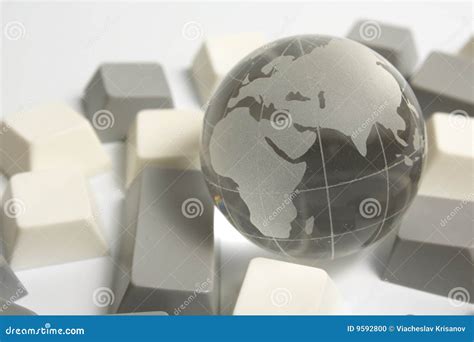 global net stock photo image  internet earth empty