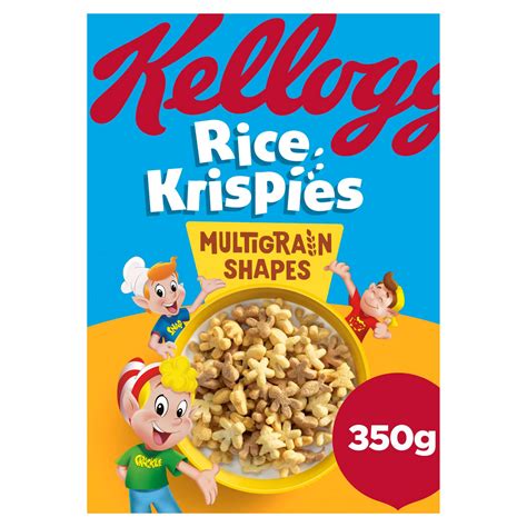 Kelloggs Rice Krispies Multigrain Shapes Breakfast Cereal 350g Kelloggs Iceland Foods