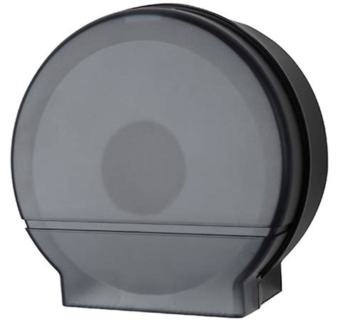 Single Jumbo Bathroom Tissue Toilet Paper Dispenser - Black