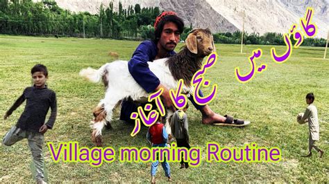 Morning Routine In Villages Of Gilgit Baltistan Pakistan YouTube