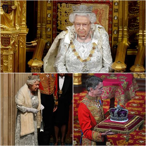 Queen Elizabeth opened Parliament & the Imperial crown hitched a ride ...