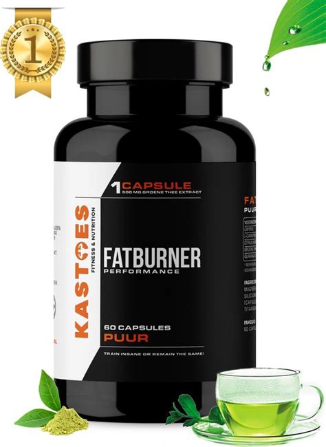 Kastoes Fat Burner 60 Capsules Afslankpillen Halal Vegan Bol