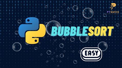 How To Implement Bubble Sort In Python Youtube