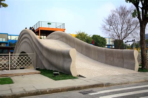 Gallery of World's Largest 3D-Printed Concrete Pedestrian Bridge ...