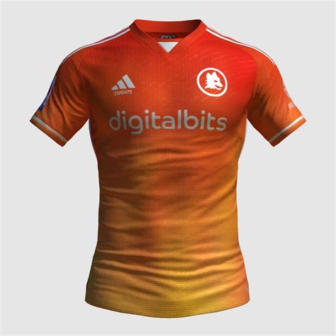 As Roma X Adidas Inferno Home Esports Kit Fifa Kit Creator Showcase