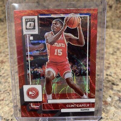 Donruss Optic Clint Capela Red Wave Atlanta Hawks Ebay