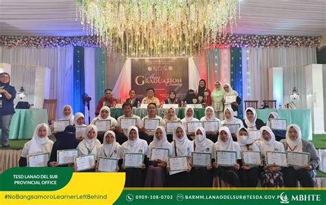 Scholars Graduate From Skills Training In Marawi City Tesda Courses