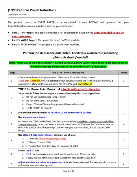 Solution Prcapstoneinstructions Studypool