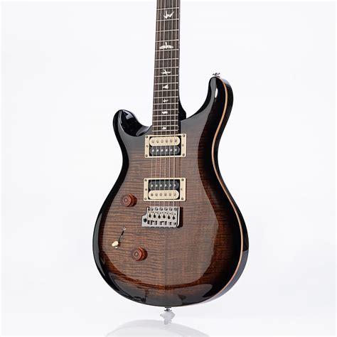 Prs Se Custom 24 Left Handed Black Gold Burst Reverb