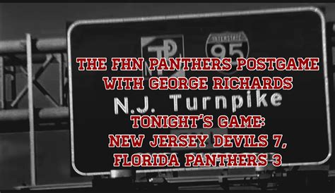 Watch — The Fhn Panthers Postgame Devils Do Damage