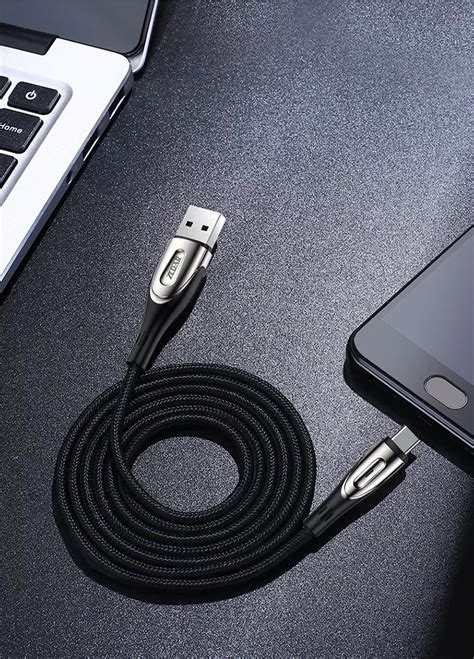 De Zedar Usb C Kabel 1 Meter Van Usb C Naar Usb A Met Gevlochten Nylon Van Zedar Oplaadkabel