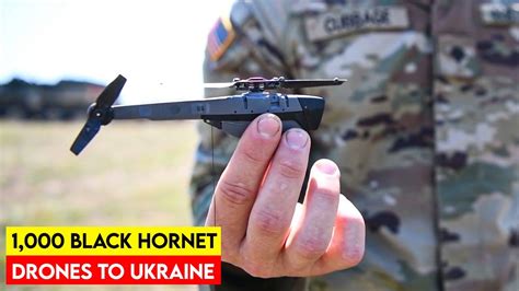 New Black Hornet Drones To Ukraine Youtube