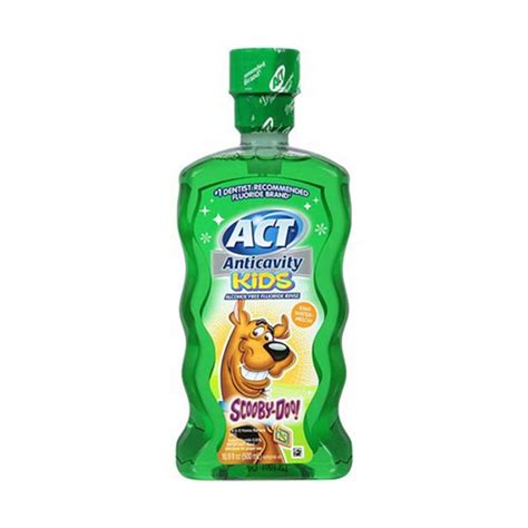 Buy Act Kids Scooby Doo Anti Cavity Rinse Kiwi Watermelon 169 Oz