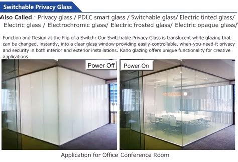 Pdlc Smart Glass Electrical Smart Glass Privacy Glassenergy Saving Switchable Smart Window Film