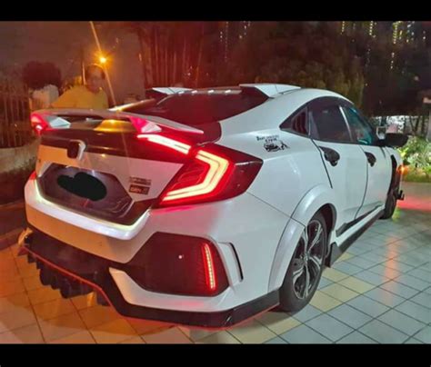 Modified Honda Civic Fc Turbo Type R Bodykit