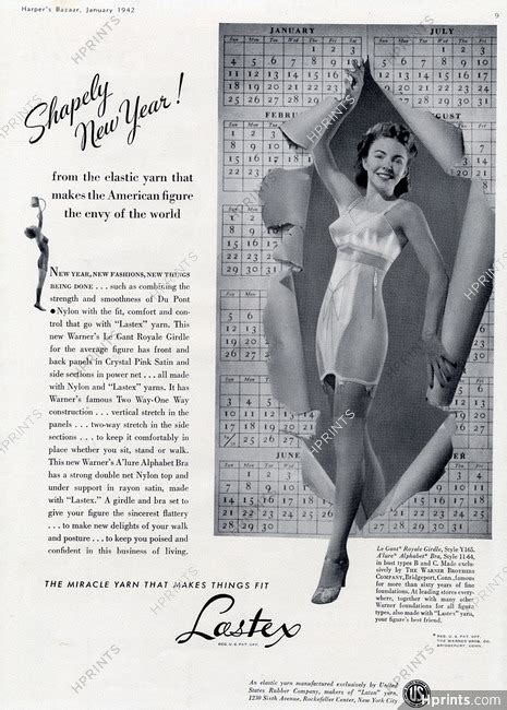 Warners Lingerie — Original Adverts And Images