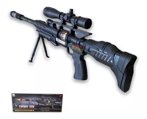 Arma Metralhadora Sniper De Brinquedo 68 Cm Som E Luz MercadoLivre