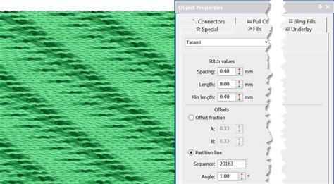 Tatami Stitch What Is It And Some Basic Features Wilcom Product Blog