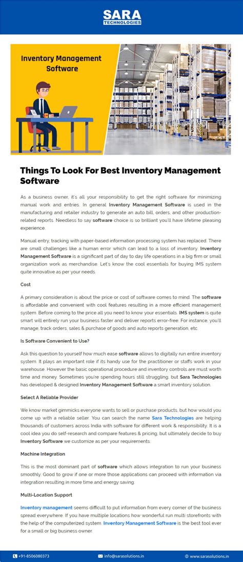 Ppt Things To Look For Best Inventory Management Software Powerpoint