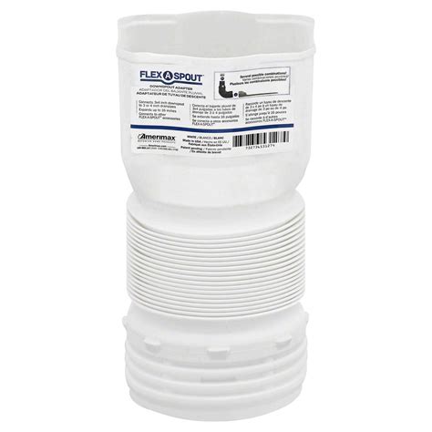 Amerimax Flex A Spout Downspout Adapter White Hardwares Online Store