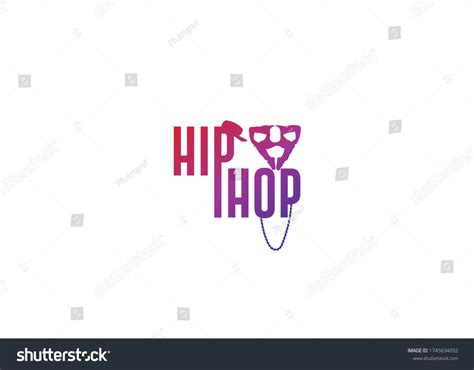 Hip Hop Logo Dance Vector Illustration Stock Vector (Royalty Free ...