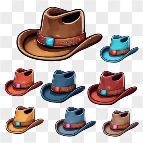 Download Collection Of Cartoon Cowboy Hats For Western Lifestyle