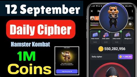 Dont Miss Daily Hamster Cipher Code September Hindijankaripur