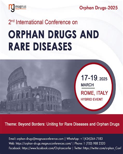 Nd International Conference On Orphan Drugs And Rare Diseases Wlrn