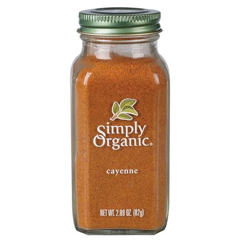 Simply Organic Cayenne Pepper Certified Organic 289 Oz Pack Of 2