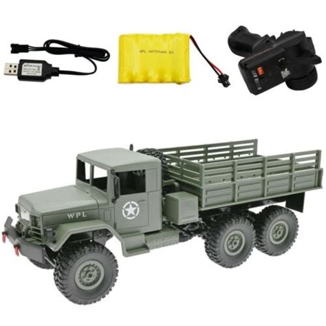 WPL B16 Green RC Military Truck SET 6WD 1 16 Off Road Crawler Car Toy