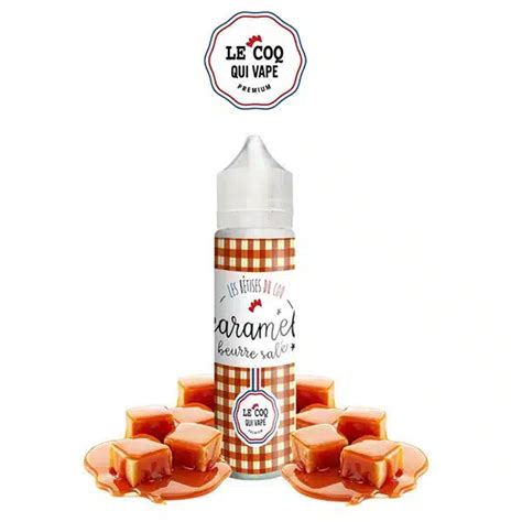 E Liquide Caramel Beurre Salé Le Coq Qui Vape 50ml Meilleur E Liquide