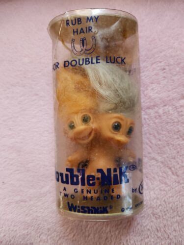 Vintage 1965 Troll Doll Two Headed Double Headed Uneeda 4590522724