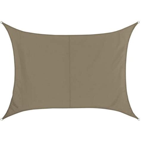 M X M Voile Dombrage Rectangulaire M X M Cappuccino