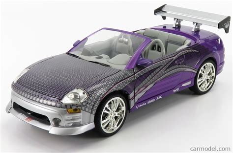 ERTL 33683 Scale 1/18 | MITSUBISHI ROMAN'S ECLIPSE SPIDER 2001 - FAST ...