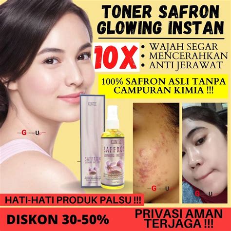 Jual Safron Face Mist Kuntze Saffron Glowing Face Mist Bpom Ml