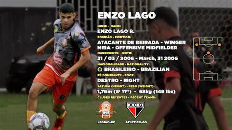 Enzo Lago Extremo Winger Meia Offensive Midfielder Youtube