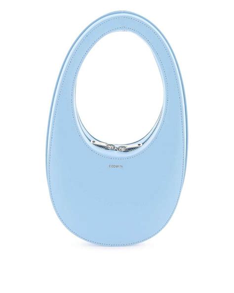 Coperni Swipe Mini Tote Bag In Blue Lyst