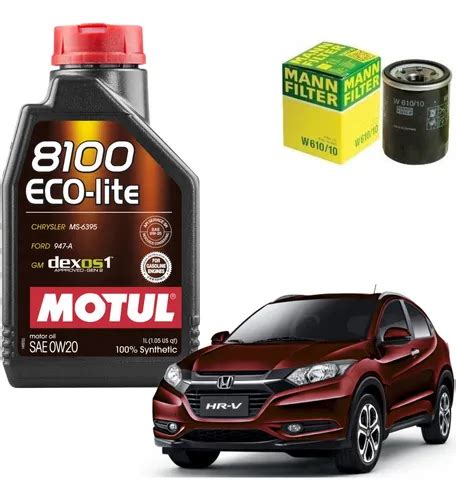 Qual Óleo Usar No Honda Hrv - Kit Óleo Motul 0w20 Honda Hrv 1.8 16v 2016 2017 2018 2019 20 ...