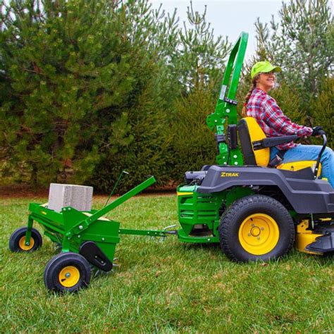 John Deere As 40jd 40 In Tow Behind Combination Aerator Spreader