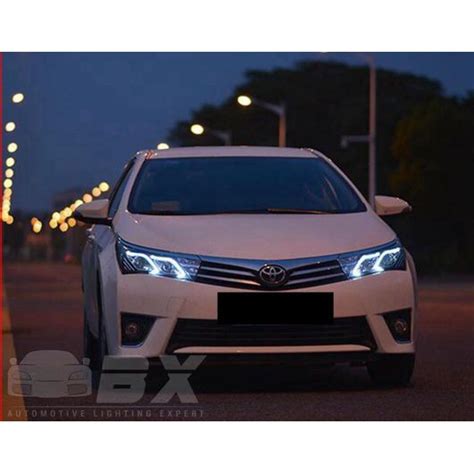 Toyota Altis 14 16 LED Headlamp Shopee Malaysia