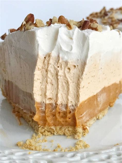 No Bake Triple Layer Pumpkin Spice Pudding Pie Is A Delicious Twist To